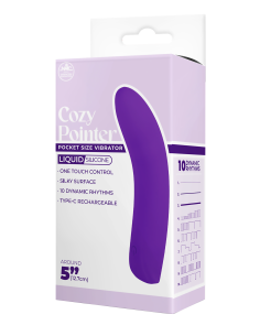 NMC 5 INCH SILICONE 10 FUNCTION VIBRATOR PURPLE